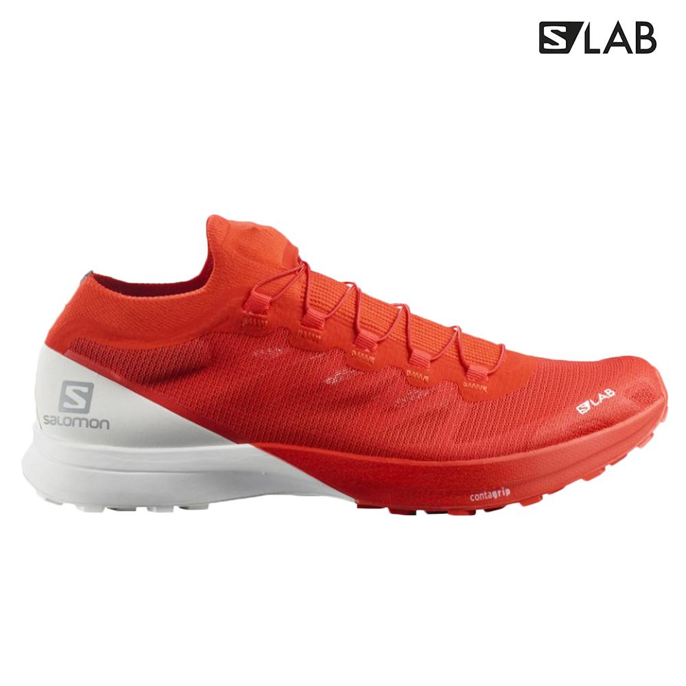 Salomon Singapore Mens Road Running Shoes - S/LAB SENSE 8 Orangered | 90431-SCAI